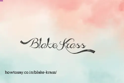 Blake Krass