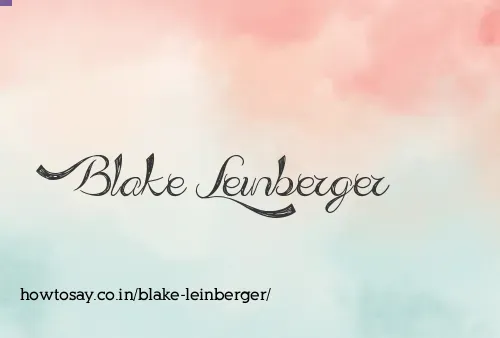 Blake Leinberger