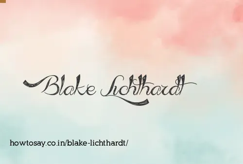 Blake Lichthardt