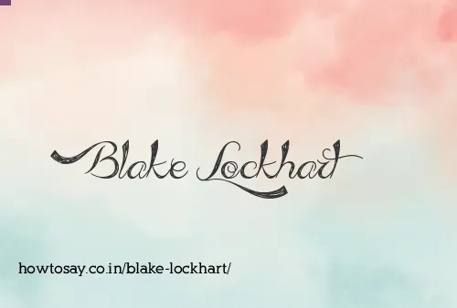 Blake Lockhart