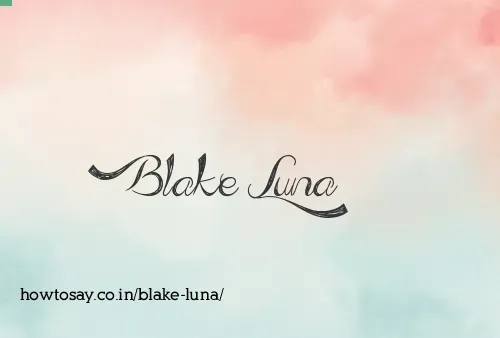 Blake Luna