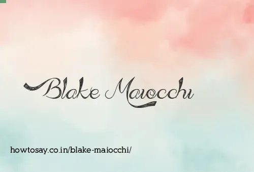 Blake Maiocchi