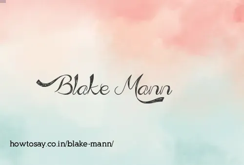 Blake Mann