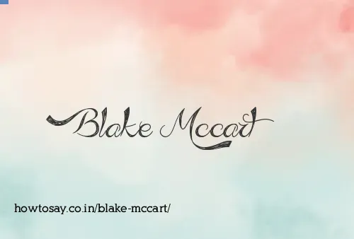 Blake Mccart