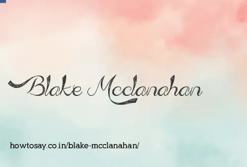 Blake Mcclanahan