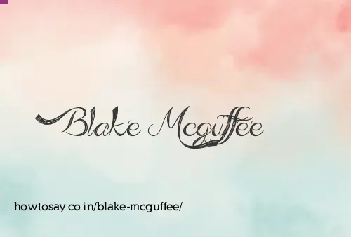 Blake Mcguffee