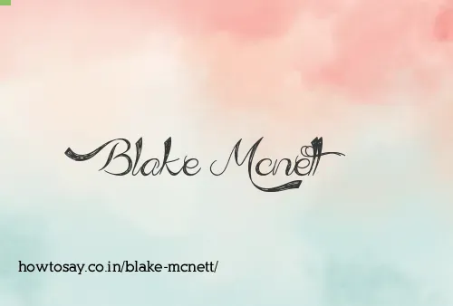 Blake Mcnett