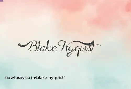 Blake Nyquist