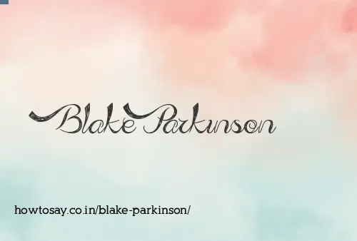Blake Parkinson