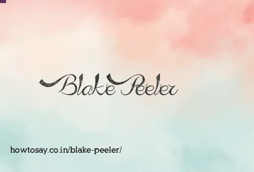 Blake Peeler
