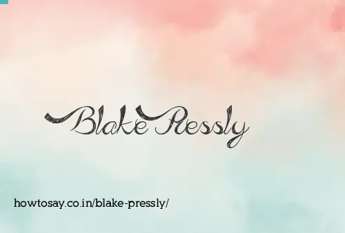Blake Pressly