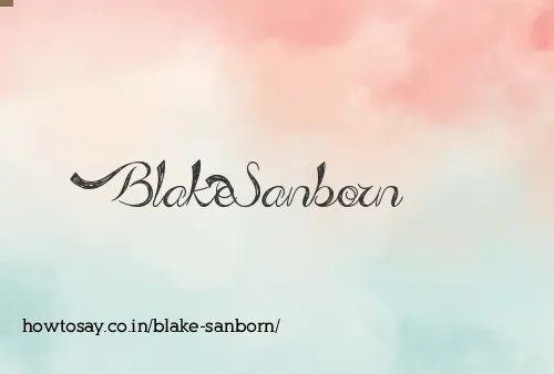Blake Sanborn