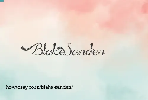 Blake Sanden