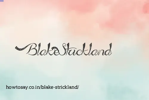 Blake Strickland