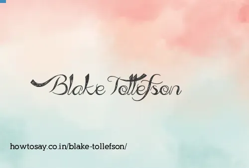 Blake Tollefson