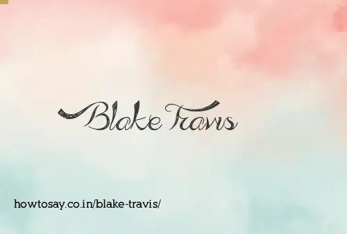 Blake Travis