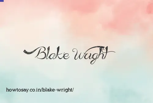 Blake Wright
