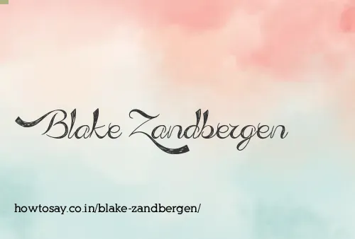 Blake Zandbergen