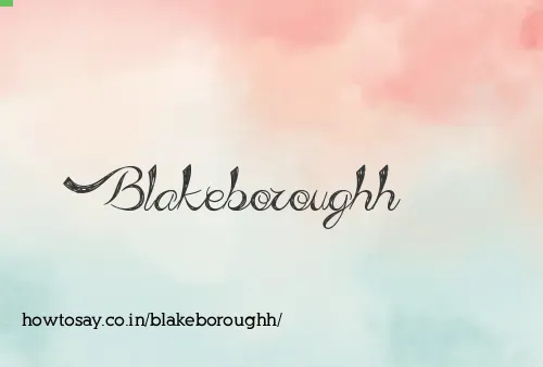 Blakeboroughh
