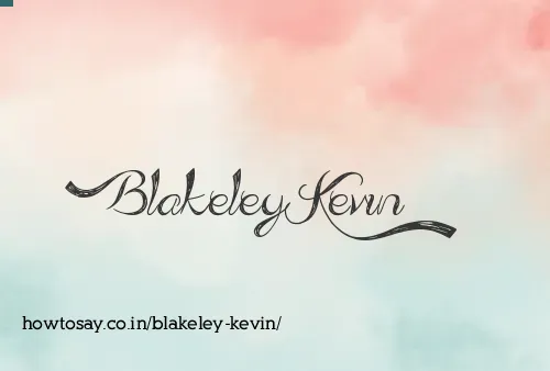 Blakeley Kevin