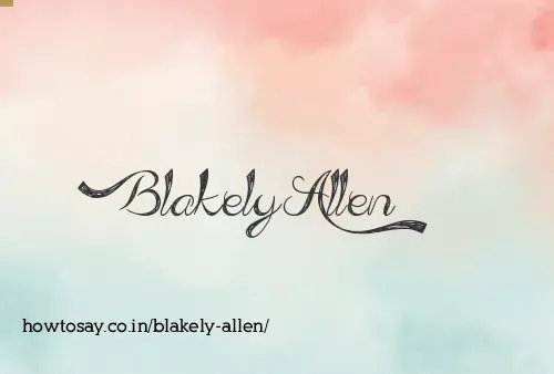 Blakely Allen