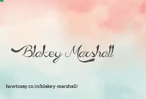 Blakey Marshall