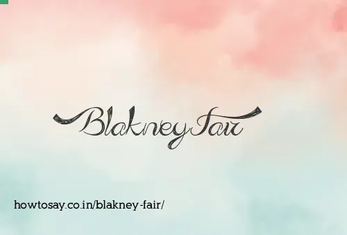 Blakney Fair