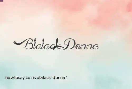 Blalack Donna