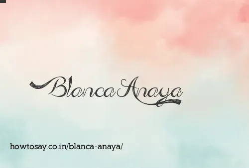 Blanca Anaya