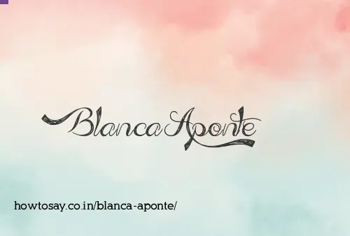 Blanca Aponte