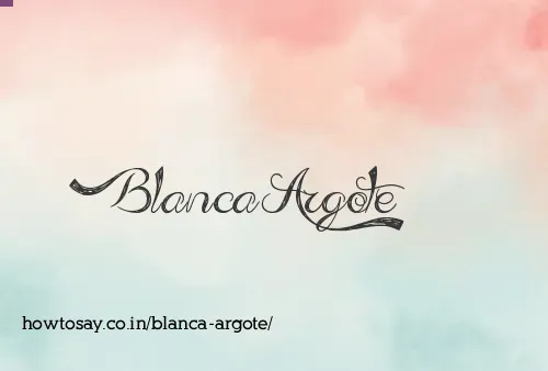 Blanca Argote