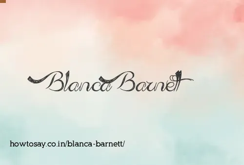 Blanca Barnett