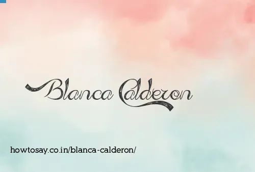 Blanca Calderon