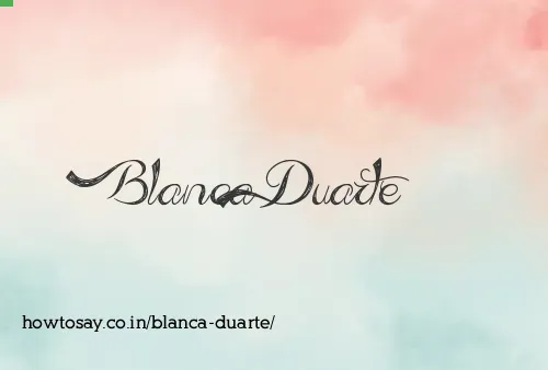 Blanca Duarte