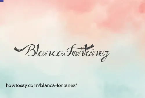 Blanca Fontanez