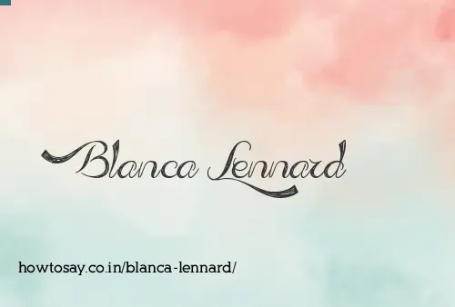 Blanca Lennard