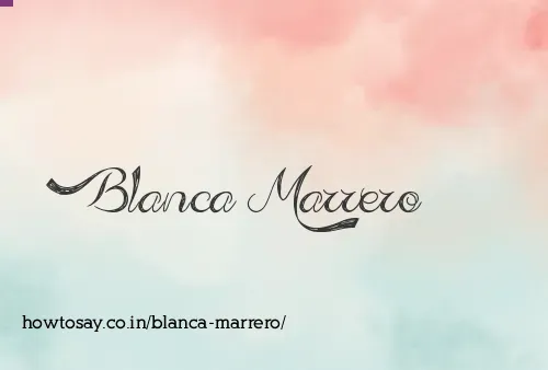 Blanca Marrero