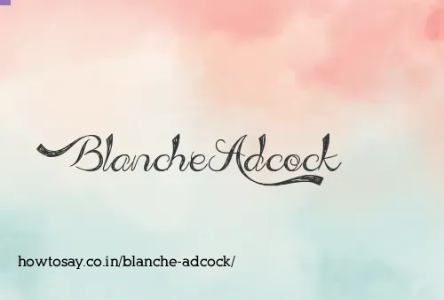 Blanche Adcock