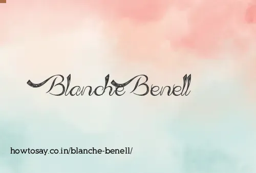 Blanche Benell