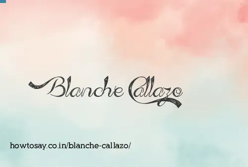 Blanche Callazo