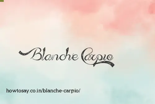 Blanche Carpio
