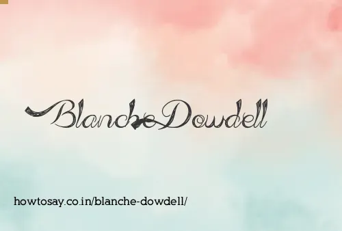 Blanche Dowdell