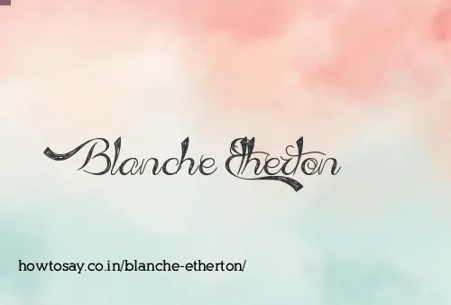 Blanche Etherton