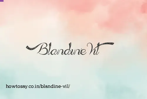 Blandine Vil