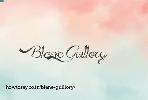 Blane Guillory