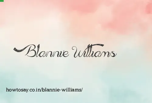Blannie Williams