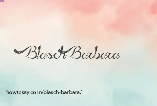 Blasch Barbara