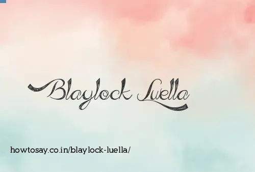 Blaylock Luella