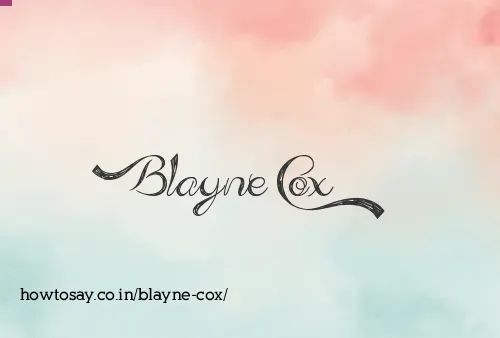 Blayne Cox