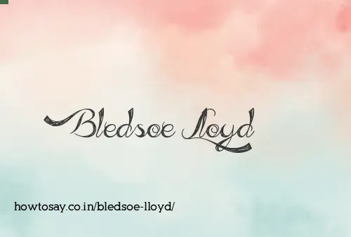 Bledsoe Lloyd